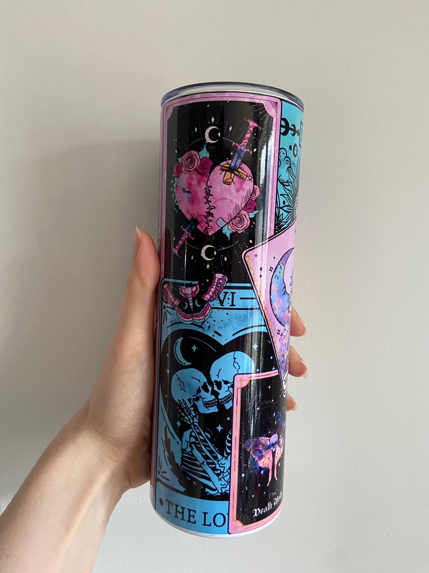Purple tarot cards 20oz insulated tumbler