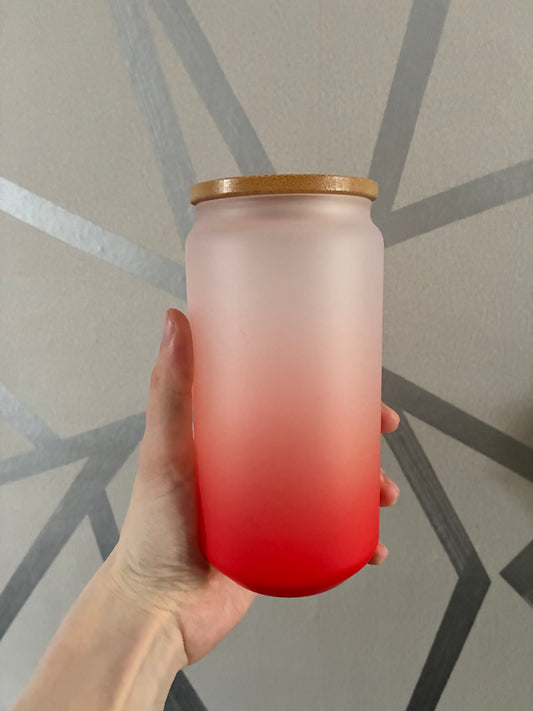Custom 16oz glass can