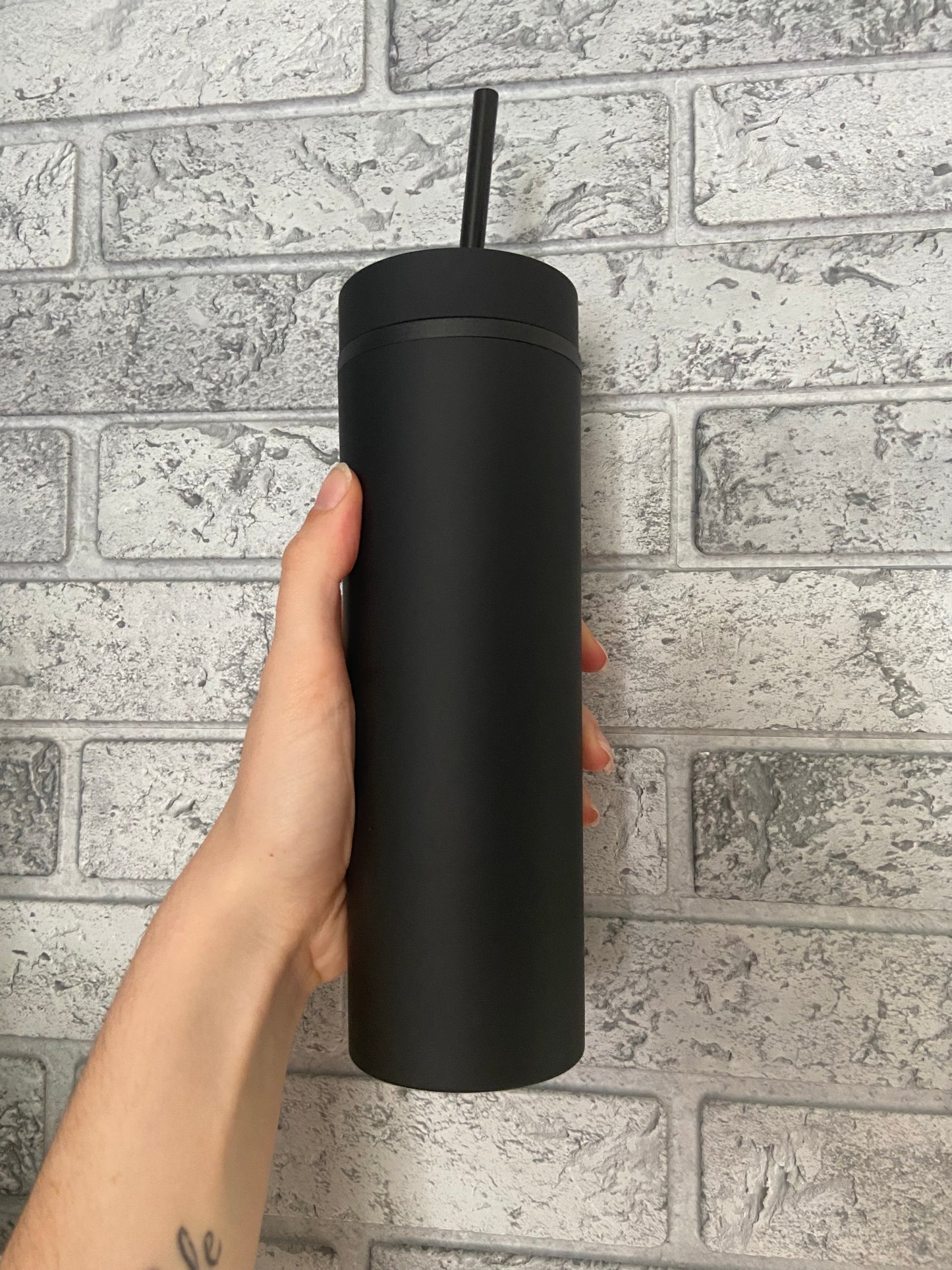Personalised 16oz doubled wall skinny tumbler