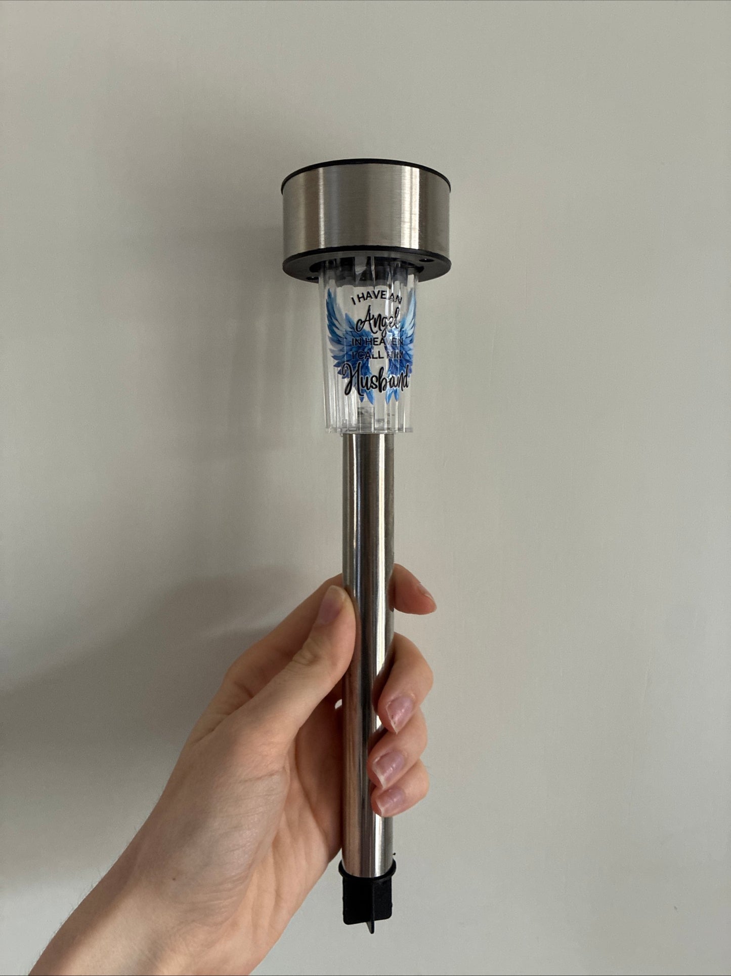 Personalised in loving memory solar lights