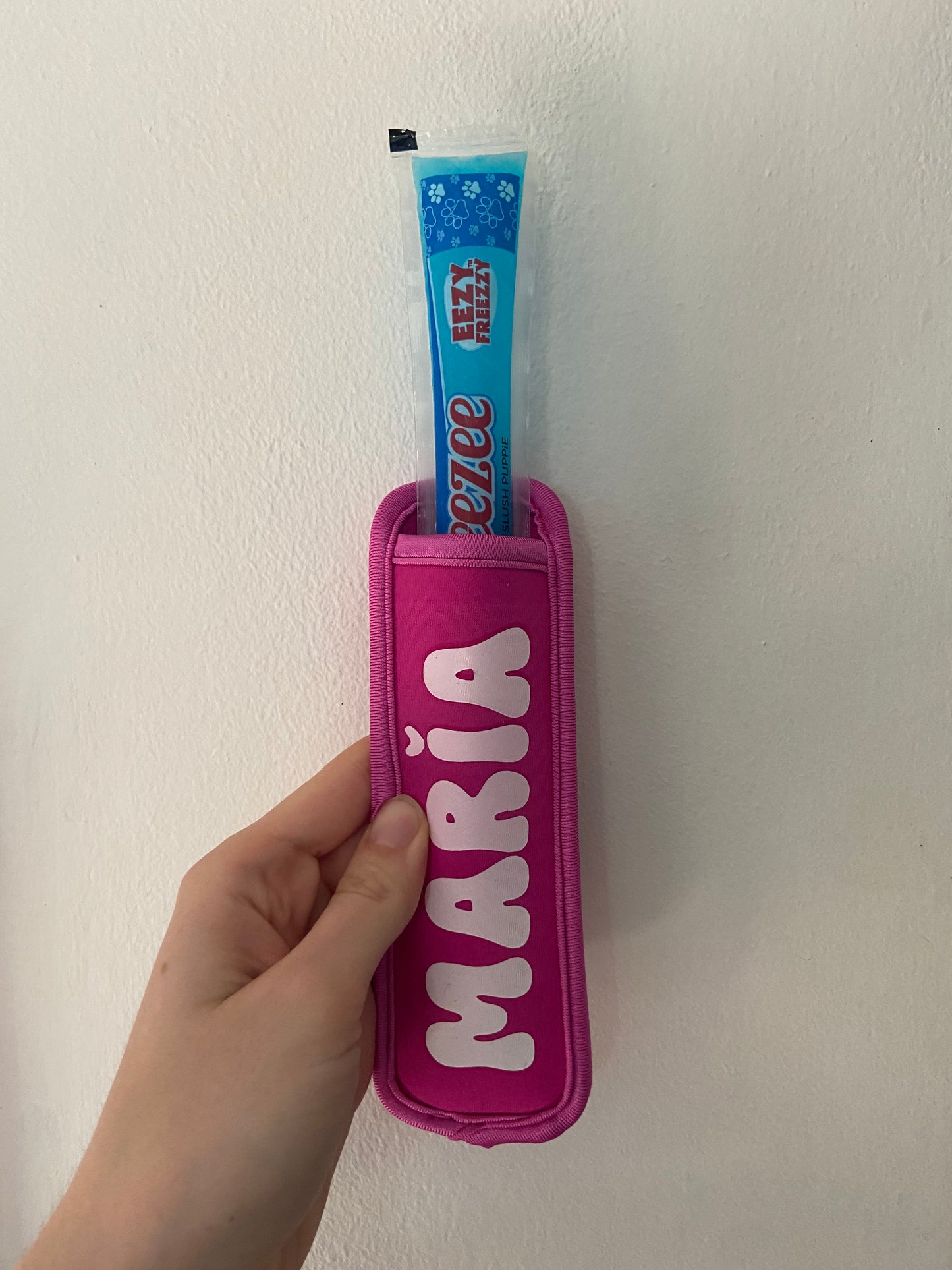 Personalised ice lolly holders