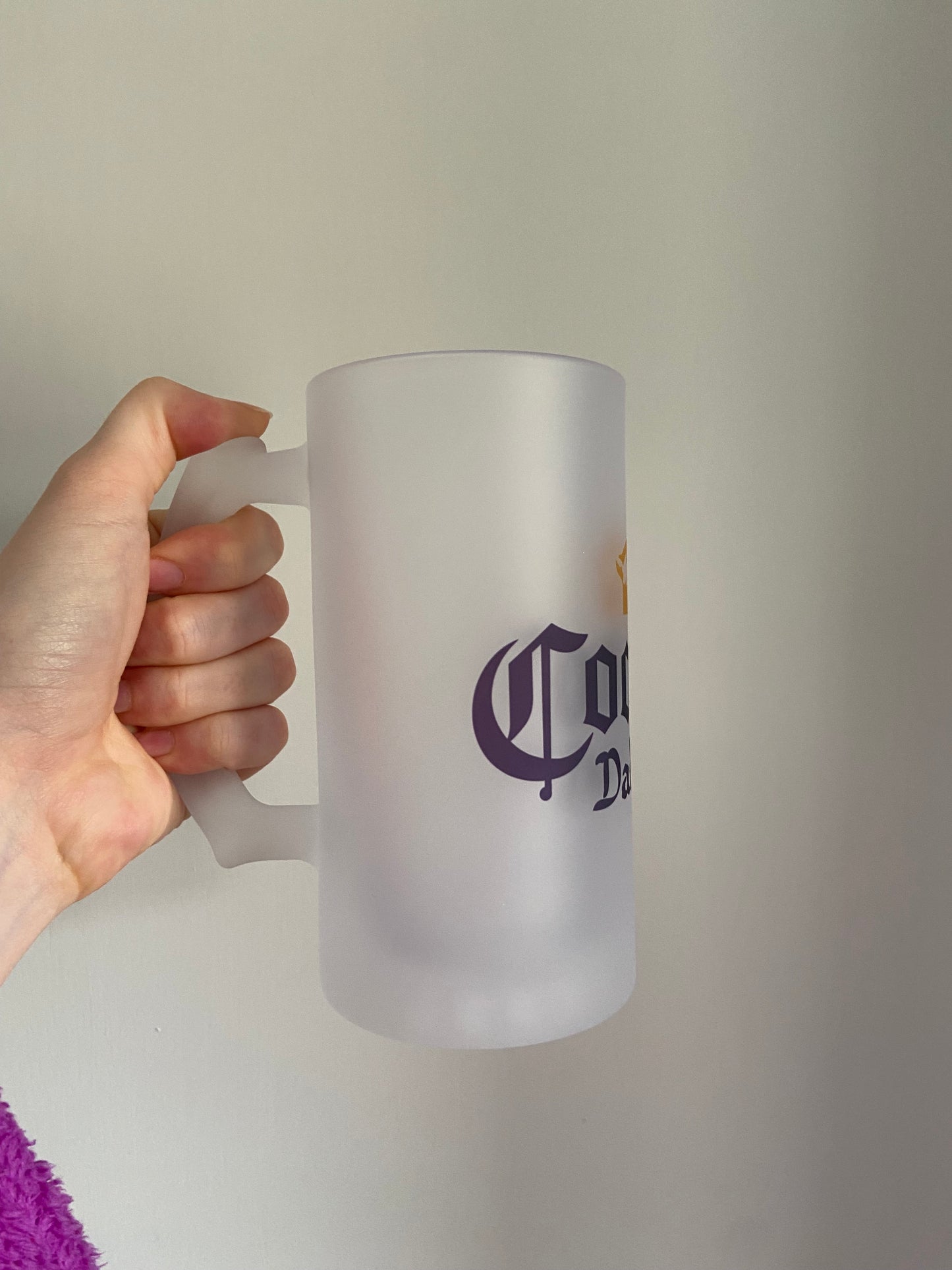 Father’s Day beer stein glass
