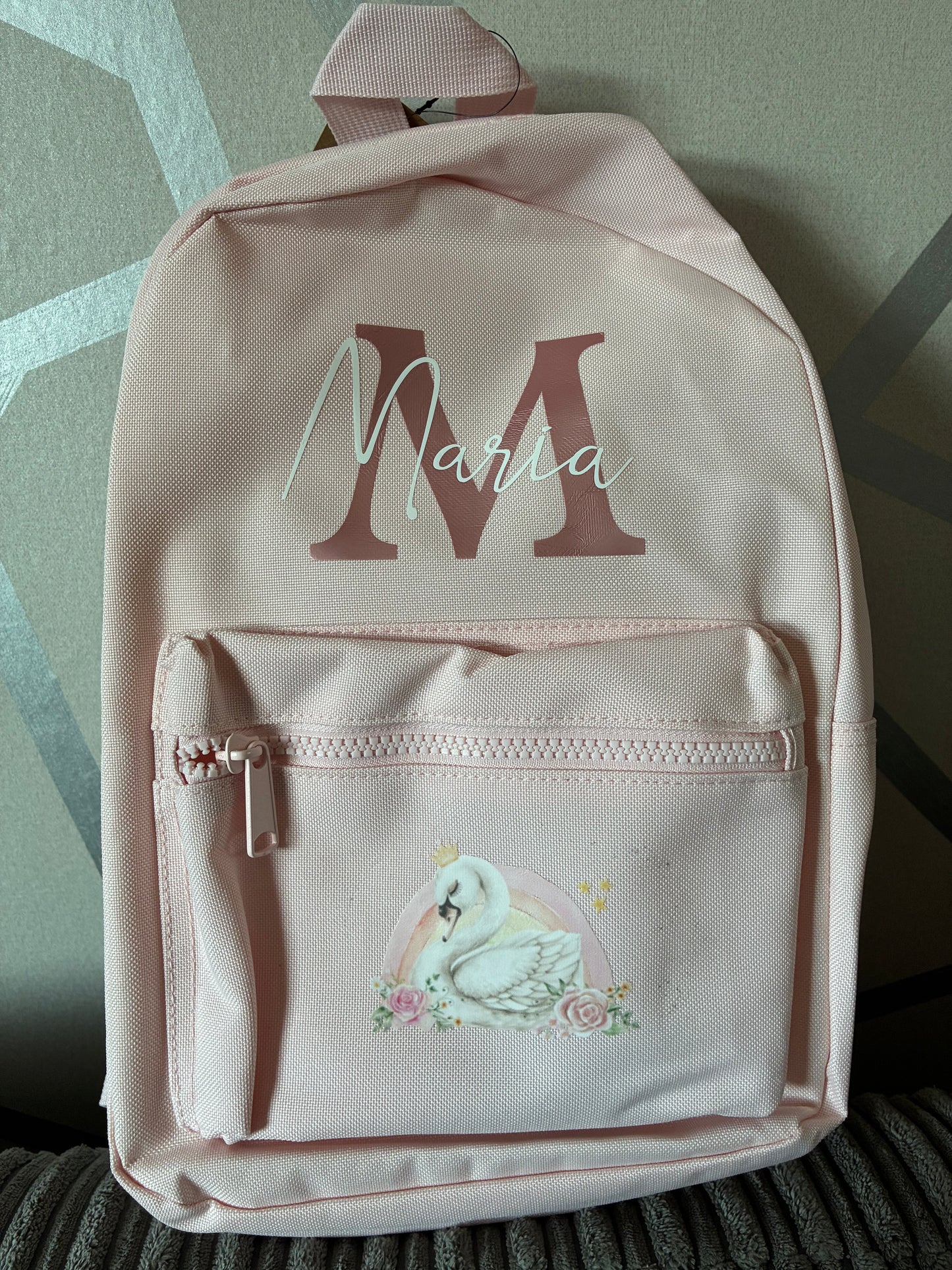 Personalised mini backpack