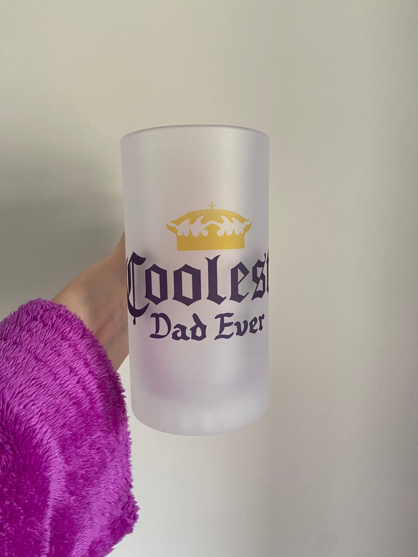 Father’s Day beer stein glass