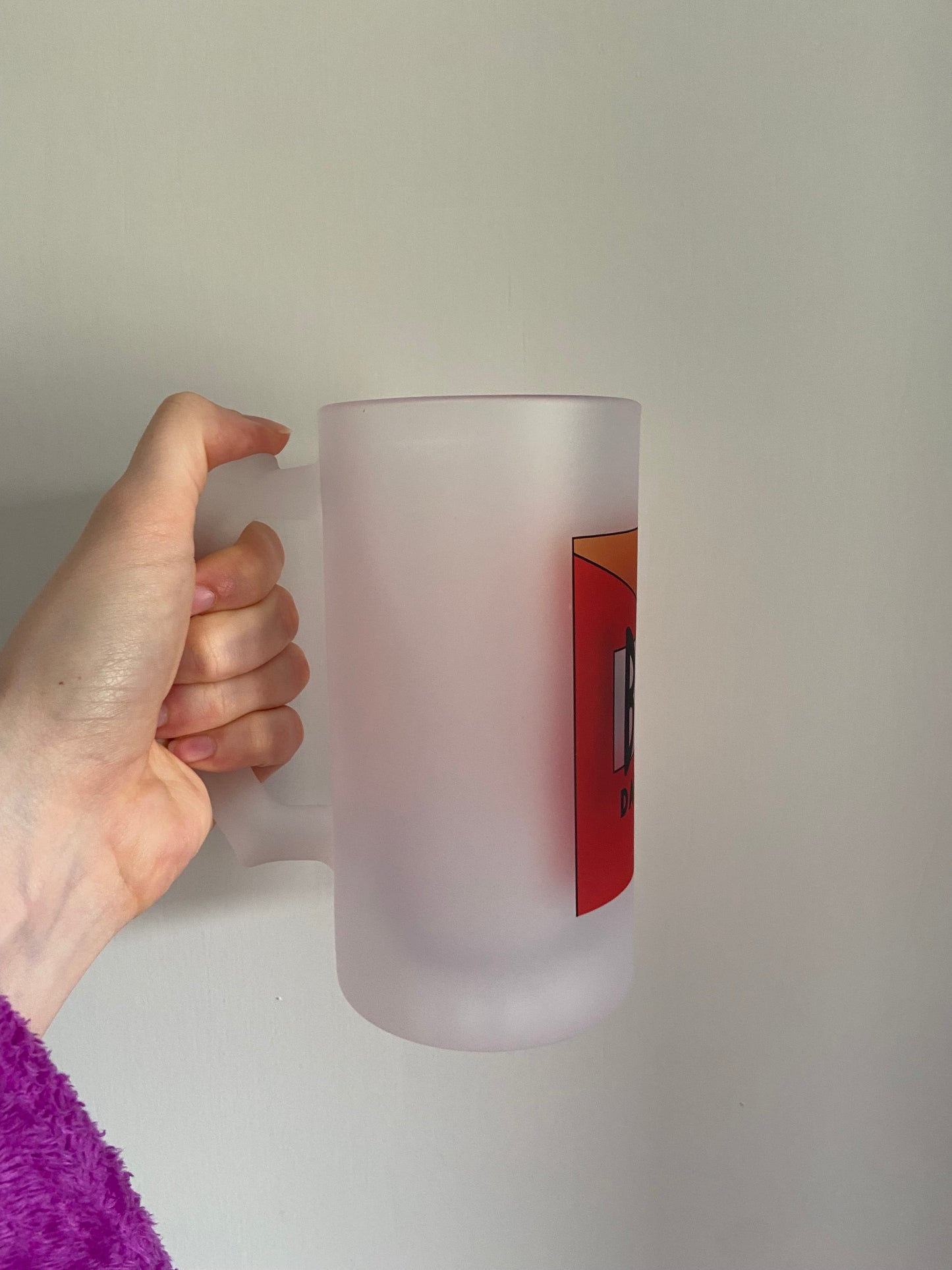 Father’s Day beer stein glass
