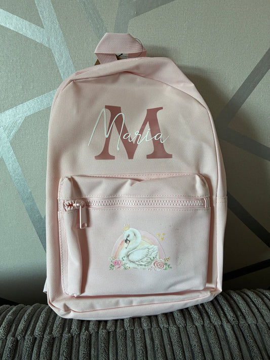 Personalised mini backpack