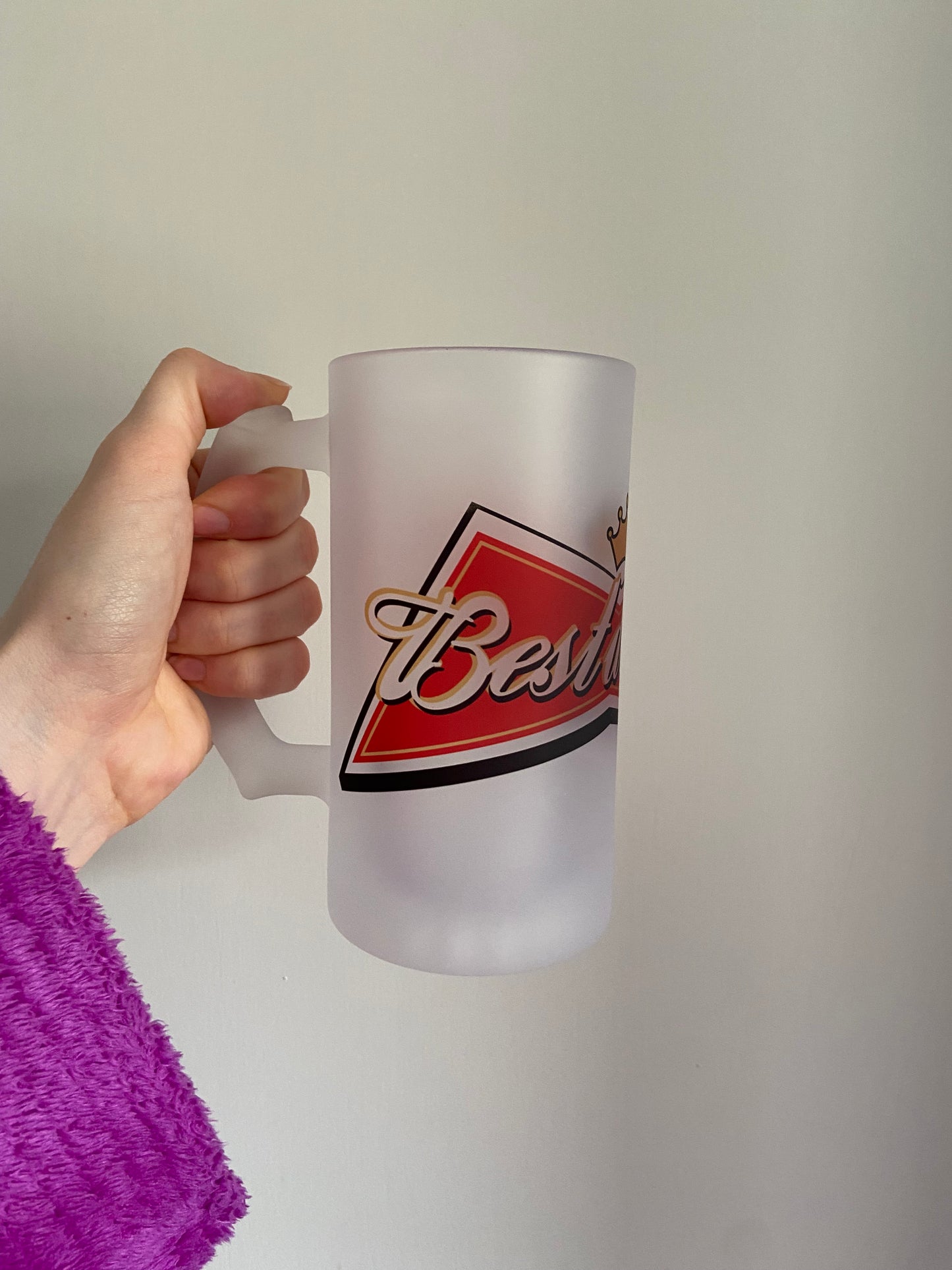 Father’s Day beer stein glass