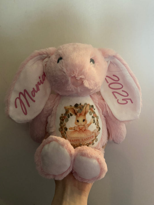 Personalised Easter bunny plush